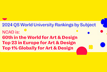 NCAD is 60th in the World in QS World University Rankings by Subject 2024