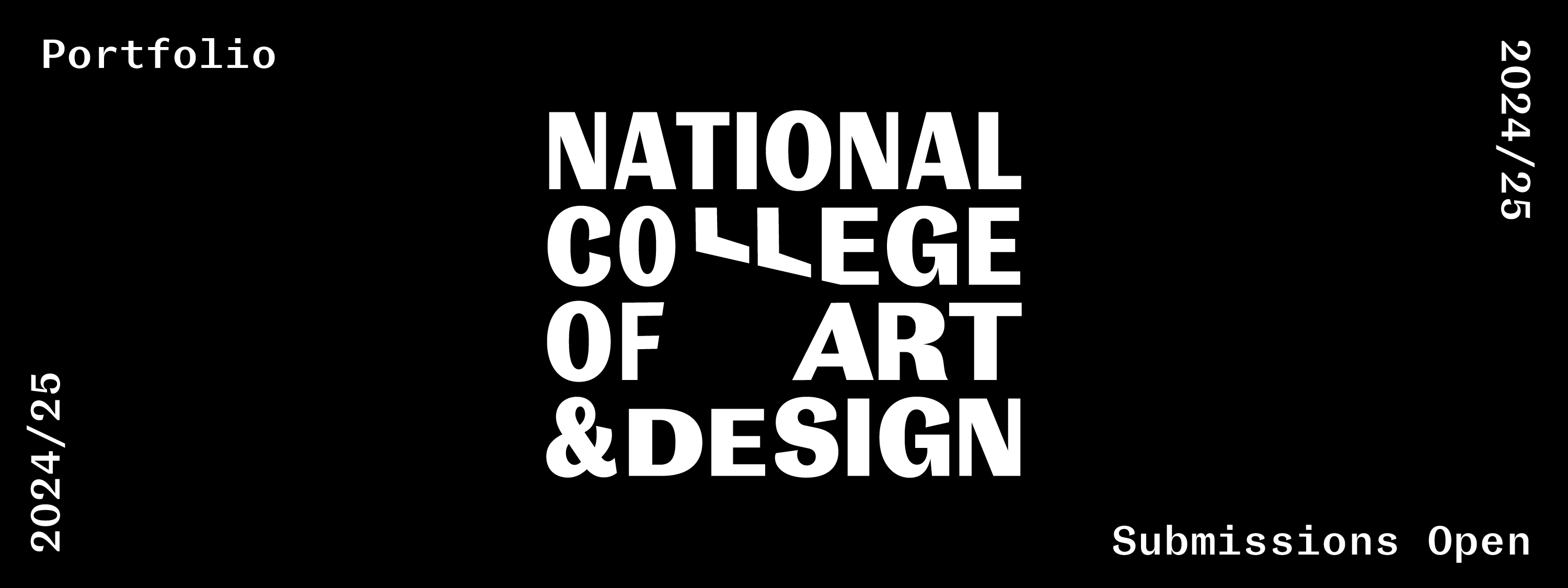 National College of Art and Design - PORTFOLIO_BANNER_4_2025