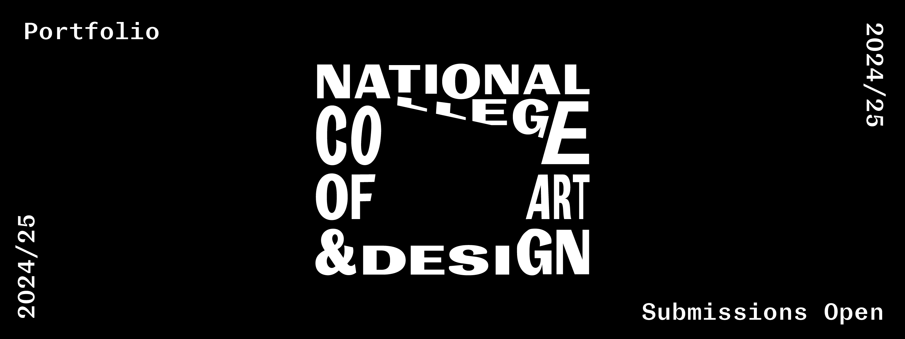 National College of Art and Design - PORTFOLIO_BANNER_6_2025